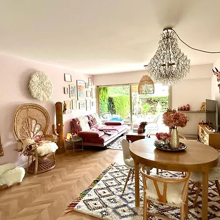 Apartment Superbe 3p Boheme, Juan Les Pins, Jardin, 900m De La *
