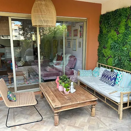 Apartment Superbe 3p Boheme, Juan Les Pins, Jardin, 900m De La
