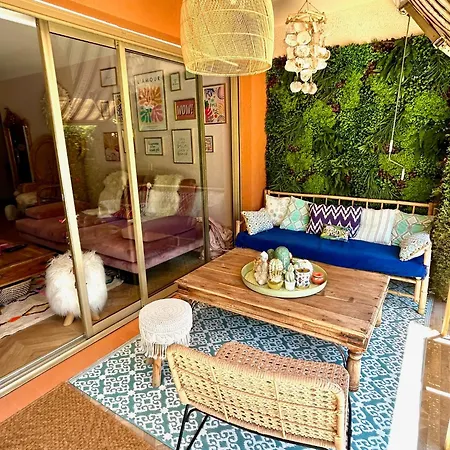 Superbe 3p Boheme, Juan Les Pins, Jardin, 900m De La