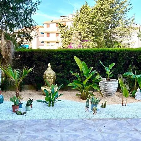 Superbe 3p Boheme, Juan Les Pins, Jardin, 900m De La Appartement
