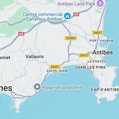 Superbe 3p Boheme, Juan Les Pins, Jardin, 900m De La شقة *